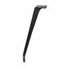 MILADESIGN beveled design table leg ET N42026 black 420 mm