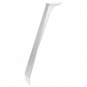 MILADESIGN Beveled design table leg ET N72110 white 720 mm