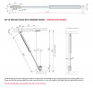 IF Kraby 355 positioning strut 160N (flap)