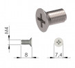 IF gas-liquid bottom flap K12 164mm graphite