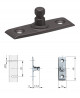 IF gas-liquid bottom flap K12 244mm graphite