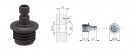 IF gas-liquid bottom flap K12 244mm graphite