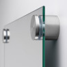 STRONG glass holder 40mm stainless steel imitation