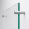 STRONG glass holder 12mm stainless steel imitation