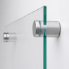 STRONG glass holder 25mm stainless steel imitation