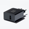 VersaPick, 1x USB A/C, oval, stainless steel