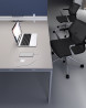 VersaPick, 1x USB A/C, square, white matt RAL 9003