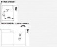 BLANCO 523764 Sink Zenar XL 6S Compact anthracite InFino with eccent. Silgranit