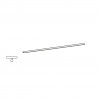 HETTICH 9255773 AvanTech You cover profile 500 mm stainless steel imitation