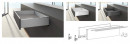 HETTICH 9255255 AvanTech You set of sidewalls 139/350 silver
