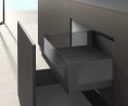 HETTICH 9257665 AvanTech You inner drawer front with glass 187/2000 anthracite