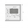 HETTICH 9206691 Lift Mini hinged door brake 200N type F