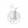 HETTICH 9206691 Lift Mini hinged door brake 200N type F