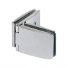 SISO hinge See-Me glass/glass 15.06.271 alu