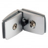SISO hinge See-Me glass/glass 15.06.271 alu
