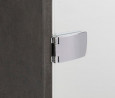 SISO hinge See-Me glass/glass 15.06.271 alu