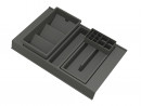 GOLLINUCCI Bathroom organizer with acc. for a depth of 450 mm, anthr. 308x422x90