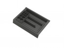 GOLLINUCCI Bathroom organizer with acc. for a depth of 350 mm, anthr. 241x322x85