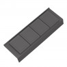 GOLLINUCCI Bathroom organizer with acc. for depth 450 mm, anthracite 146x422x69