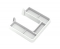 GOLLINUCCI Siphon protective collar for sink drawer+accessories,depth 350,white