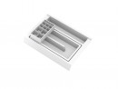 GOLLINUCCI Bathroom organizer with acc. for a depth of 350 mm, white 241x322x85