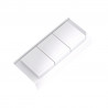 GOLLINUCCI Bathroom organizer with acc. for a depth of 350 mm, white 146x322x69
