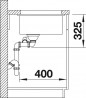 BLANCO 523746 Sink Subline 350/150-U basalt InFino manual PuraPlus