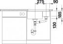 BLANCO 523746 Sink Subline 350/150-U basalt InFino manual PuraPlus
