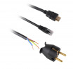 VersaTurn 2x 230V, 1x USB A/C 5V, 1x RJ45, HDMI, stainles steel