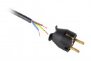 VersaTurn 3x 230V, 1x USB A/C 5V, black glass