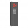 StrongPower Electric pull-out socket, 3x 230V, USB A+C, wireless. nab, silver FR