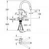 GROHE 31483DC2 Concetto kitchen Tap, dual pull-out shower, supersteel