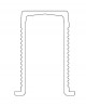 TERNO Diva Fluid bottom profile art. 121 1 m