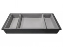 StrongIn jewelry organizer 3 compartments for wardrobe drawer 400mm