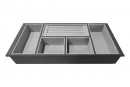 StrongIn jewelry organizer 4 compartments and rings, for cabinets 400mm