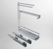 KES 233465 double basket 150mm towel holder Arena Style chrome