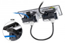 LEGRAND Pop-up double,2x 230V,USB A+A power supply,1x RJ45,HDMI,stainl. steel