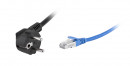 LEGRAND Pop-up double, 2x 230V, USB A+A power supply, 1x RJ45, HDMI, aluminum