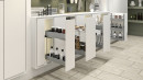 KES 002143 K-Line double basket 400mm silver