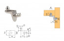 Shelf support with mandrel ST02