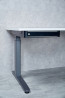 BBP Drawer under the table OrgaWork including full extensions with black finish