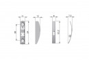 IF KIARO EASY lower flap with damping - weak / gray 9007