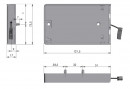 IF KIARO EASY lower flap with damping - weak / gray 9007