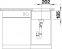 BLANCO 523727 Sink Subline 375-U glossy magnolia InFino manual PuraPlus