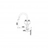 BLANCO 526653 MIDA-S Tap black matte