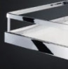 K-KES Tandem II ARENA style white bottom/railing chrome/grey frame 600/1700