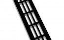 Ventilation grid 60/500mm black mat