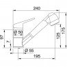 FRANKE Tap FC 9547.901 matt black