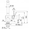 FRANKE Tap FN 6110.082 ACTIVE NEW sahara
