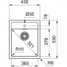 FRANKE Sink SID 610-40 430 x 530mm beige